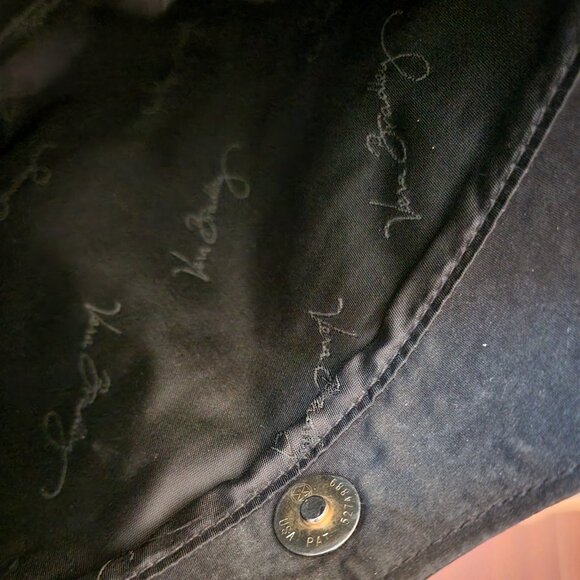 VERA BRADLEY “Slim Hobo” Black Quilted Microfiber Shoulder Bag - Picture 13 of 13